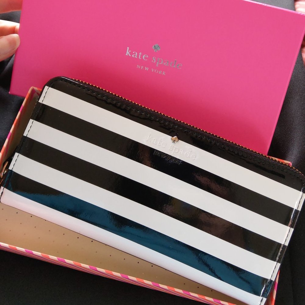 Kate Spade Harrison Street Stripe wallet